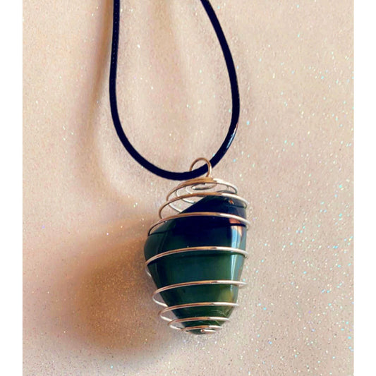 Kambaba Jasper Infused Necklace