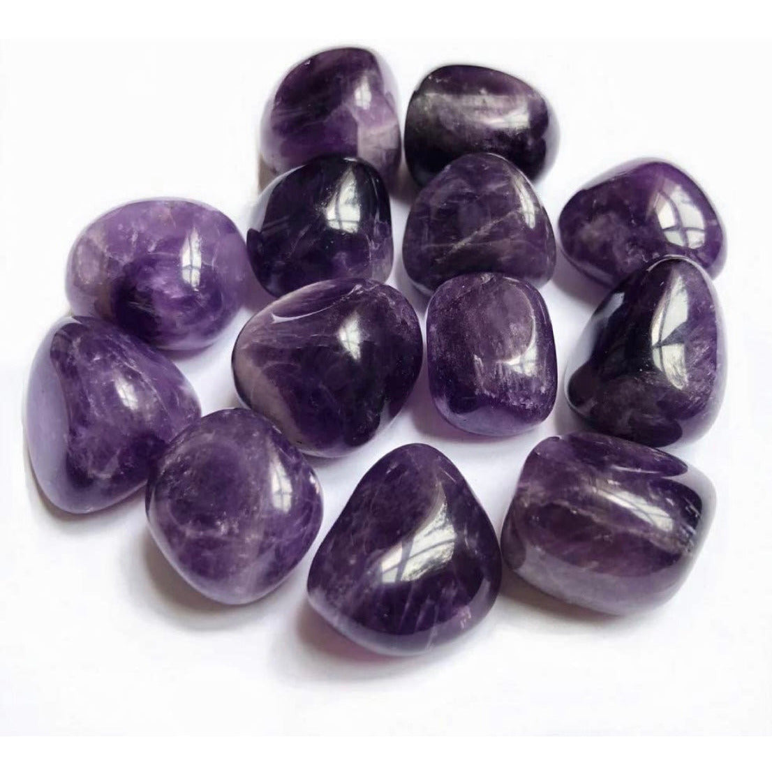 Natural Tumbled Amethyst Crystal