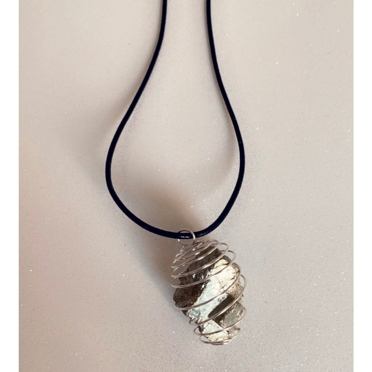 Pyrite Infused Necklace