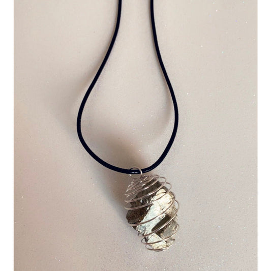 Pyrite Infused Necklace